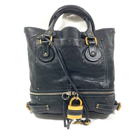 chloe paddington bag black